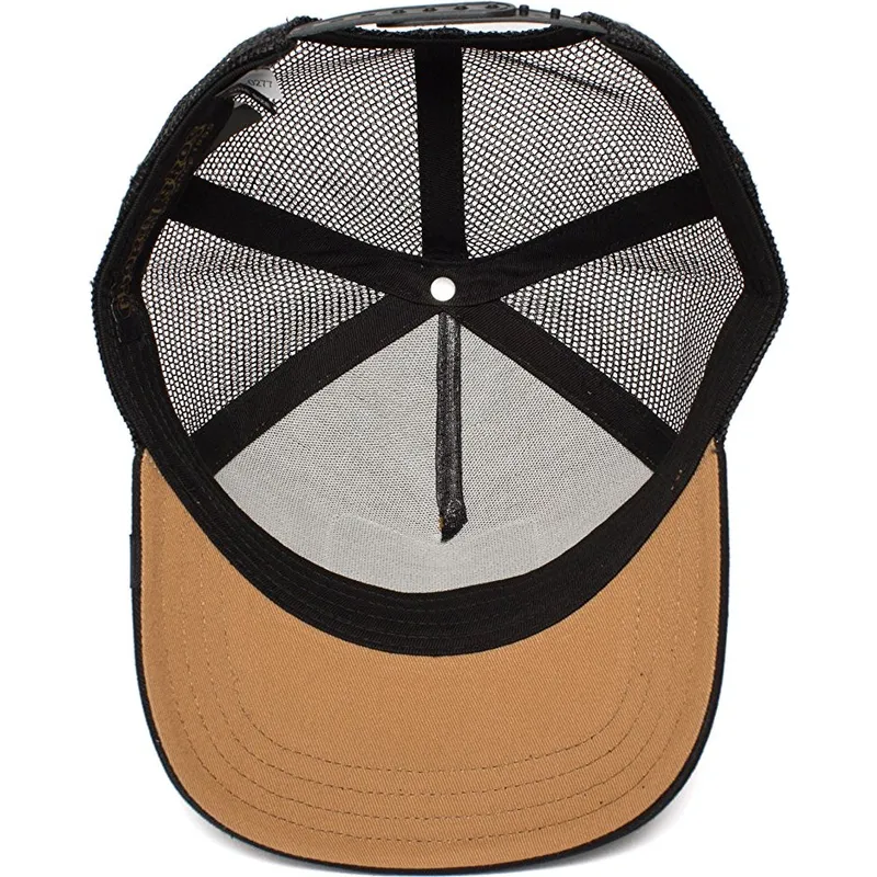 petten-gebogen-zwart-snapback-waddler-the-farm-van-goorin-bros