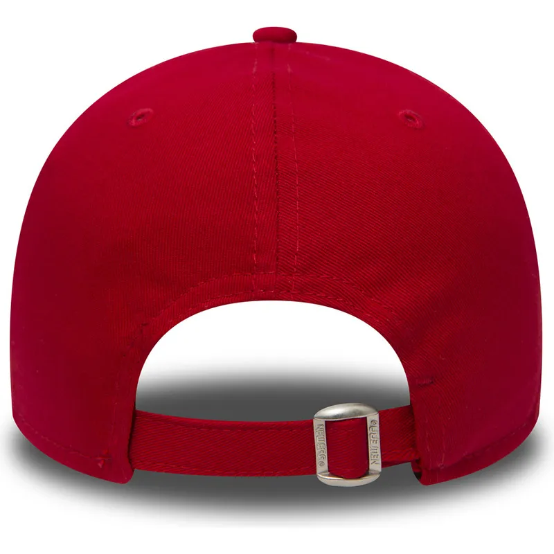 petten-gebogen-rood-verstelbare-band-9forty-essential-van-new-york-yankees-mlb-van-new-era