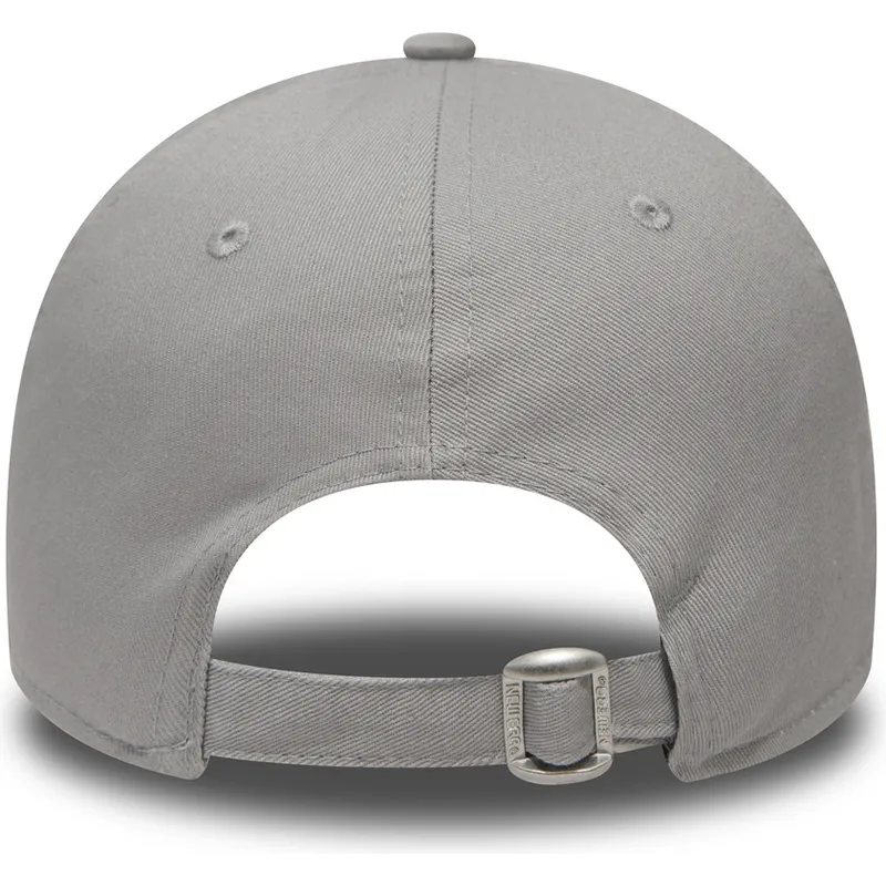 petten-gebogen-grijs-verstelbaar-9forty-essential-van-new-york-yankees-mlb-van-new-era