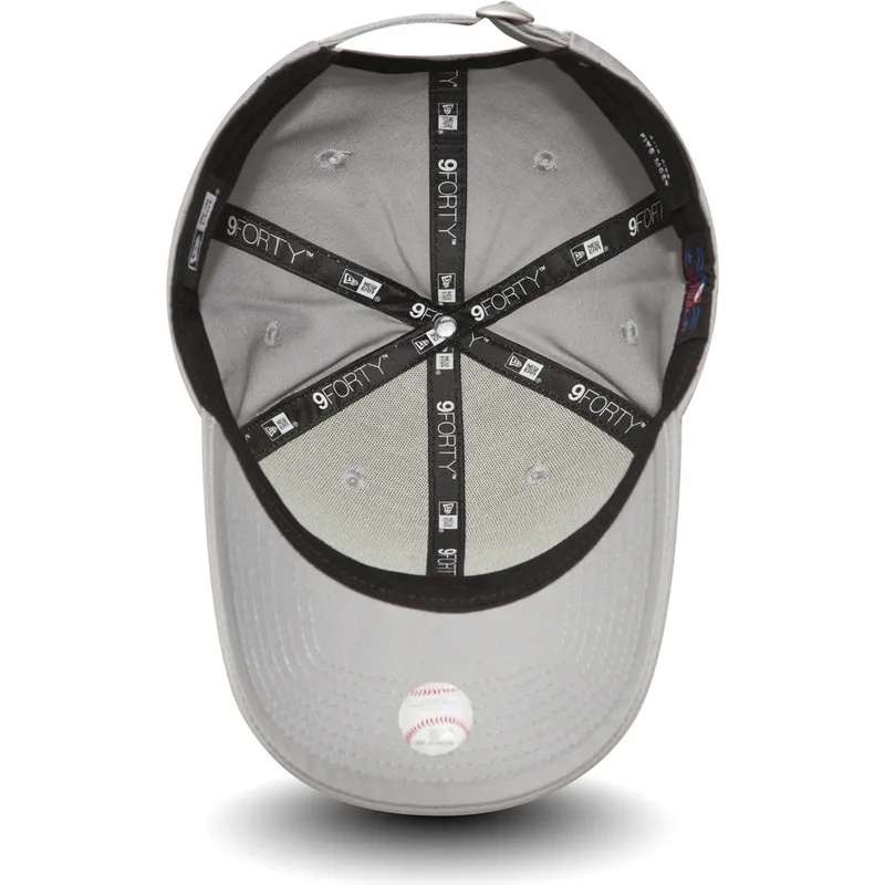 petten-gebogen-grijs-verstelbare-band-9forty-essential-van-new-york-yankees-mlb-van-new-era