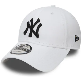 Petten gebogen wit verstelbaar 9FORTY Essential van New York Yankees MLB van New Era