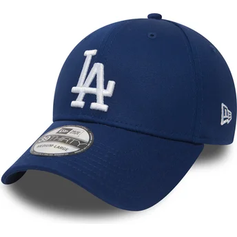 petten-gebogen-blauw-fitted-39thirty-essential-van-los-angeles-dodgers-mlb-van-new-era