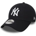 cappellino-visiera-curva-blu-marino-aderente-39thirty-classic-di-new-york-yankees-mlb-di-new-era