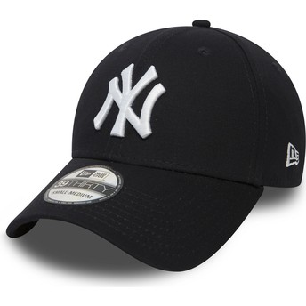 Gorra curva azul marino ajustada 39THIRTY Classic de New York Yankees MLB de New Era