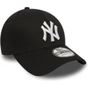 petten-gebogen-zwart-aangepast-39thirty-classic-van-new-york-yankees-mlb-van-new-era