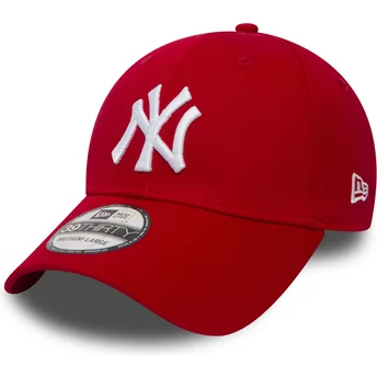 Petten gebogen rood aangepast 39THIRTY Classic van New York Yankees MLB van New Era