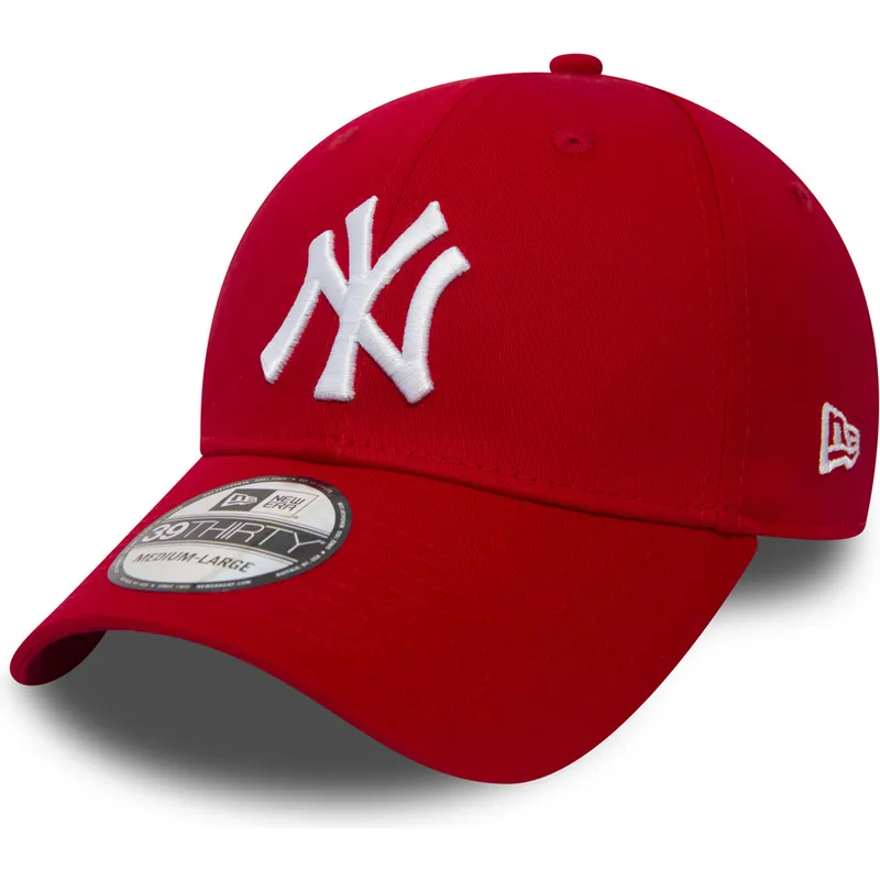 petten-gebogen-rood-fitted-39thirty-classic-van-new-york-yankees-mlb-van-new-era petten-gebogen-rood-fitted-39thirty-classic-van-new-york-yankees-mlb-van-new-era