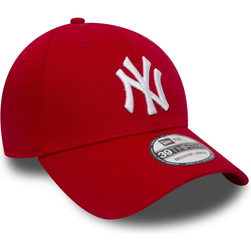 petten-gebogen-rood-fitted-39thirty-classic-van-new-york-yankees-mlb-van-new-era petten-gebogen-rood-fitted-39thirty-classic-van-new-york-yankees-mlb-van-new-era