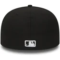 cappellino-visiera-piatta-nero-aderente-59fifty-essential-di-atlanta-braves-mlb-di-new-era