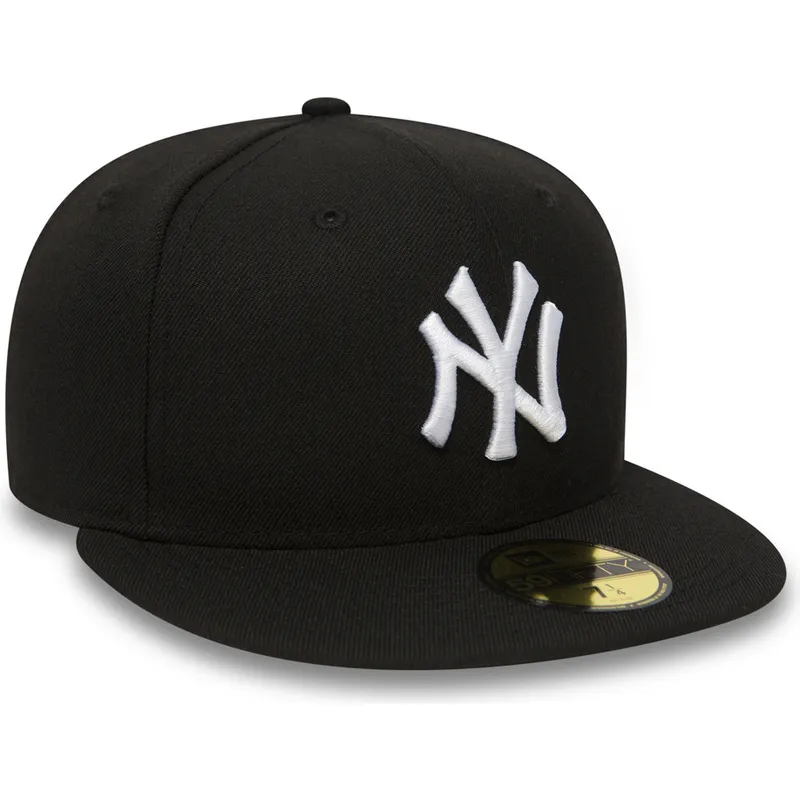 petten-plat-zwart-fitted-59fifty-essential-van-new-york-yankees-mlb-van-new-era petten-plat-zwart-fitted-59fifty-essential-van-new-york-yankees-mlb-van-new-era