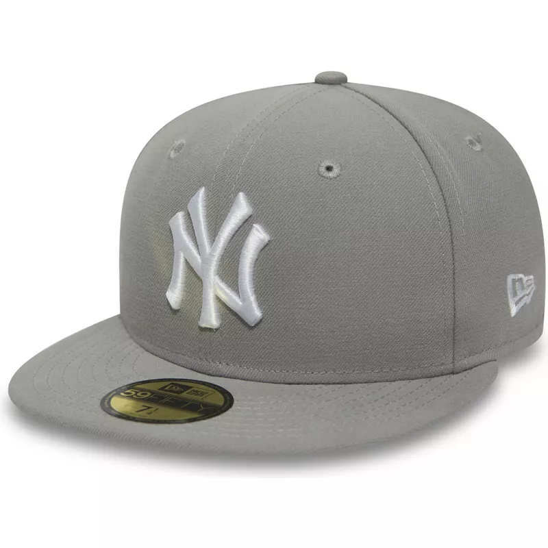 Gorra plana negra ajustada 59FIFTY Essential de New York Yankees