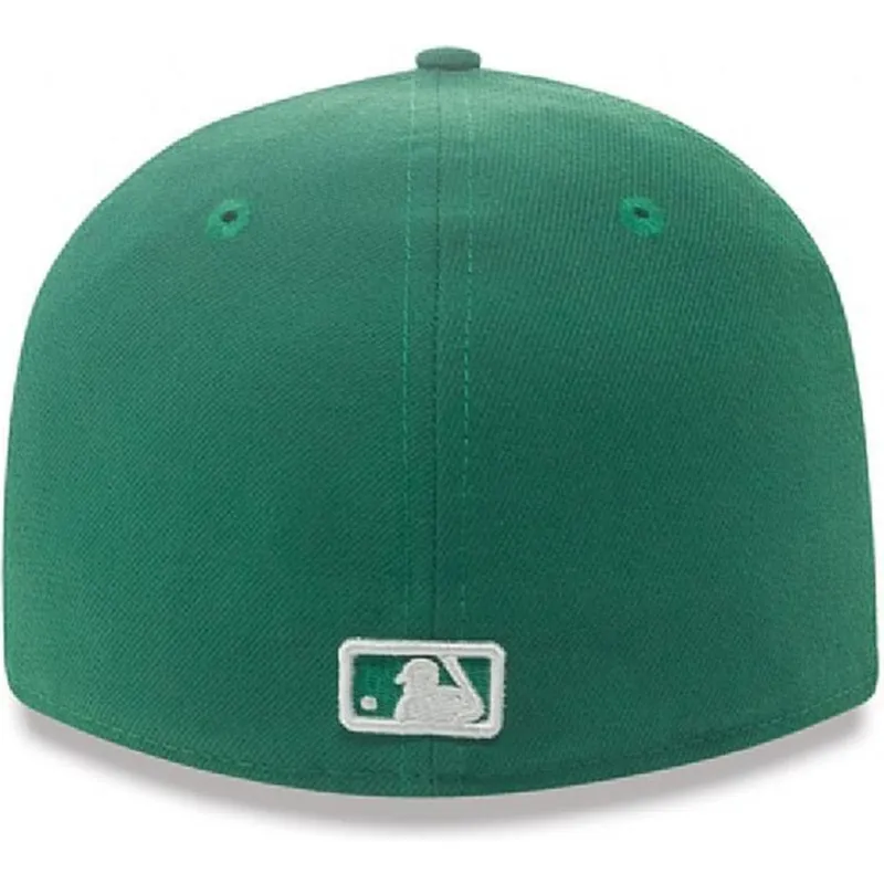 petten-plat-groen-fitted-59fifty-essential-van-new-york-yankees-mlb-van-new-era