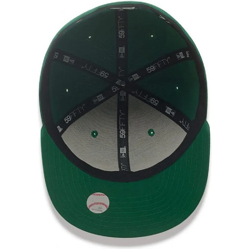petten-plat-groen-fitted-59fifty-essential-van-new-york-yankees-mlb-van-new-era