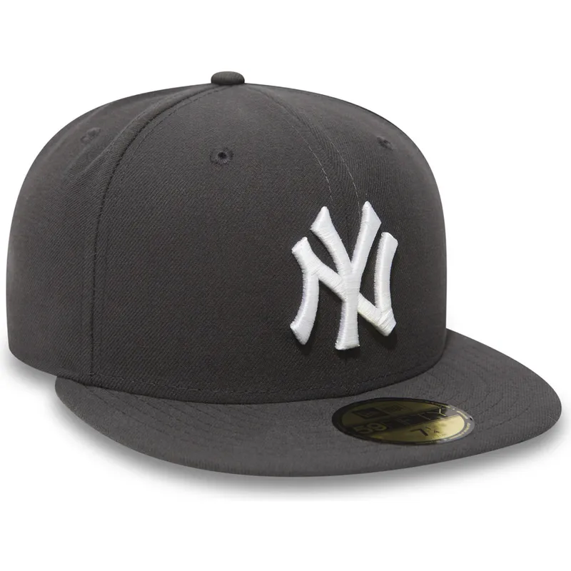 czapka-plaska-kamien-dopasowana-59fifty-essential-new-york-yankees-mlb-new-era