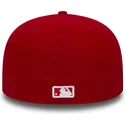 cappellino-visiera-piatta-rosso-aderente-59fifty-essential-di-new-york-yankees-mlb-di-new-era