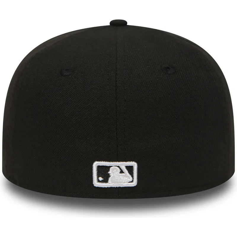 petten-plat-zwart-aangepast-voor-kinderen-59fifty-essential-van-new-york-yankees-mlb-van-new-era