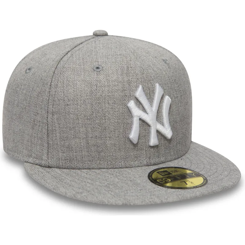 petten-plat-grijs-aangepast-59fifty-essential-van-new-york-yankees-mlb-van-new-era