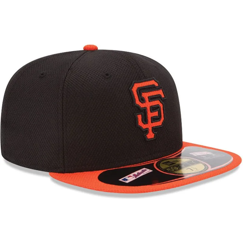 petten-plat-zwart-fitted-59fifty-diamond-era-van-san-francisco-giants-mlb-van-new-era