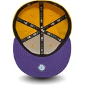 cappellino-visiera-piatta-giallo-aderente-59fifty-essential-di-los-angeles-lakers-nba-di-new-era