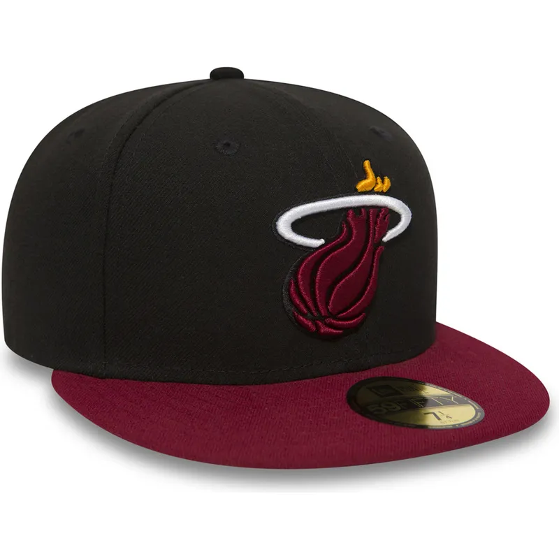 petten-plat-zwart-fitted-59fifty-essential-van-miami-heat-nba-van-new-era petten-plat-zwart-fitted-59fifty-essential-van-miami-heat-nba-van-new-era