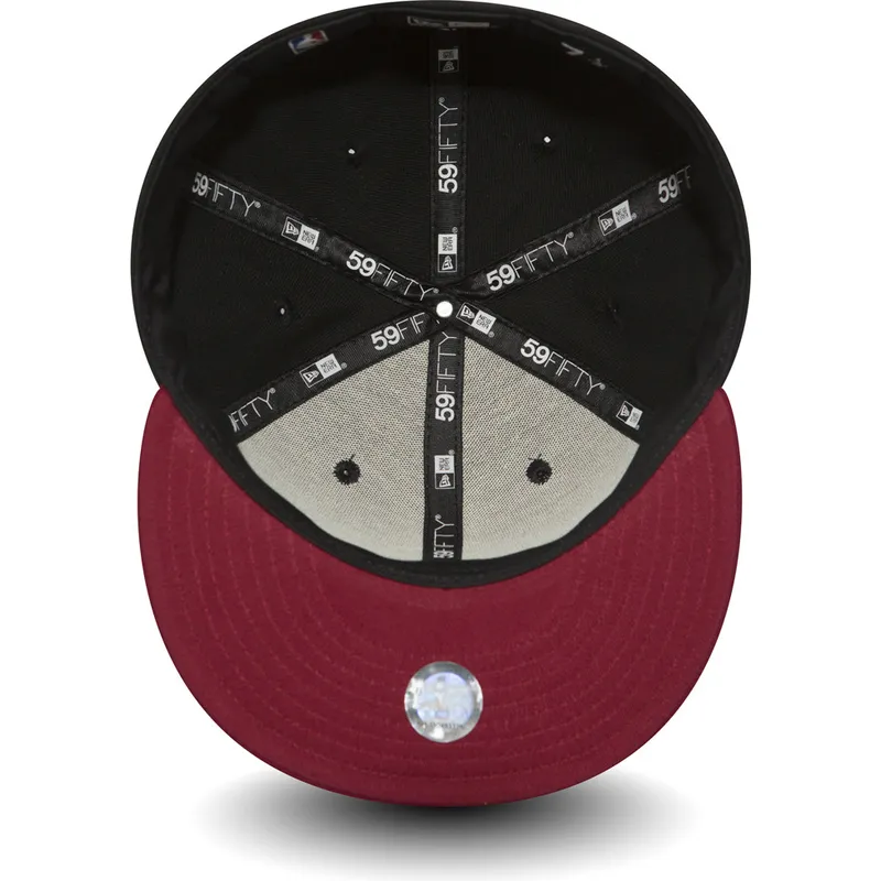 petten-plat-zwart-aangepast-59fifty-essential-van-miami-heat-nba-van-new-era