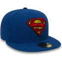 petten-plat-blauw-fitted-59fifty-character-essential-warner-bros-van-new-era