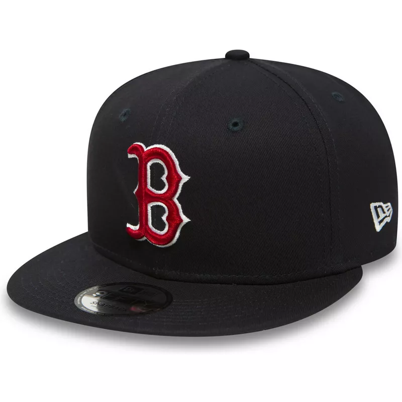 New Era Flat Brim 9FIFTY Essential Boston Red Sox MLB Navy Blue
