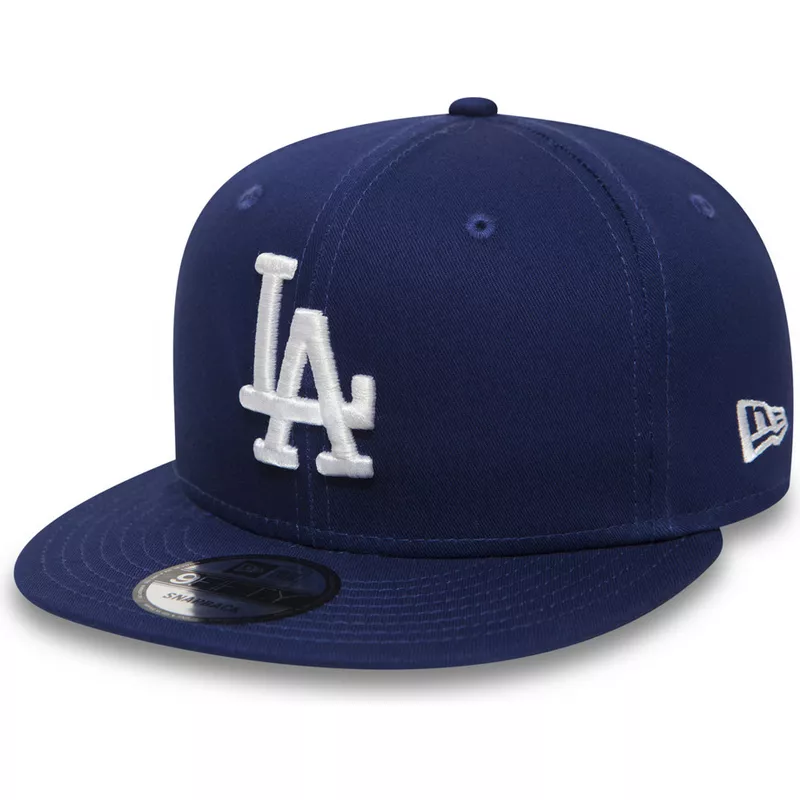 Gorra plana azul 9FIFTY Essential de Dodgers MLB de New Era: Caphunters.com