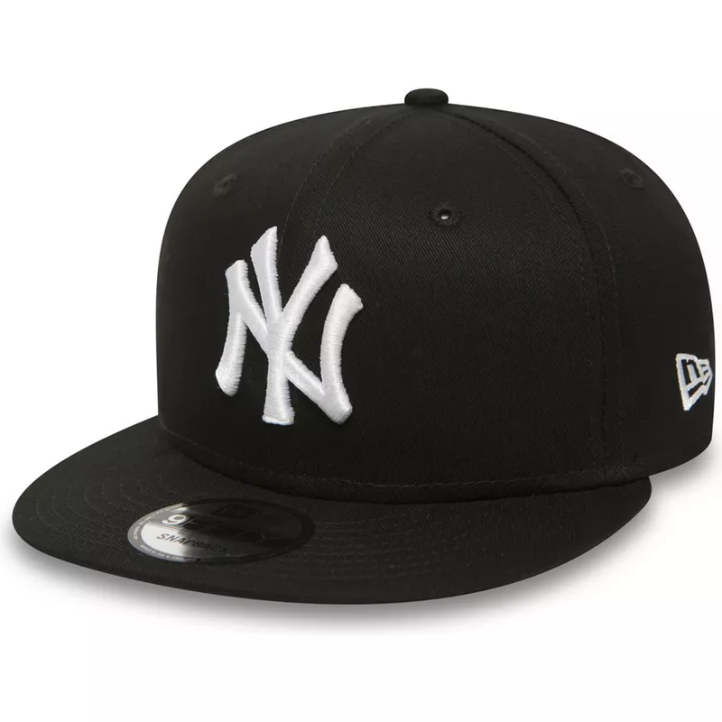 New Era Flat Brim 9FIFTY Cotton Block New York Yankees MLB Red Snapback Cap