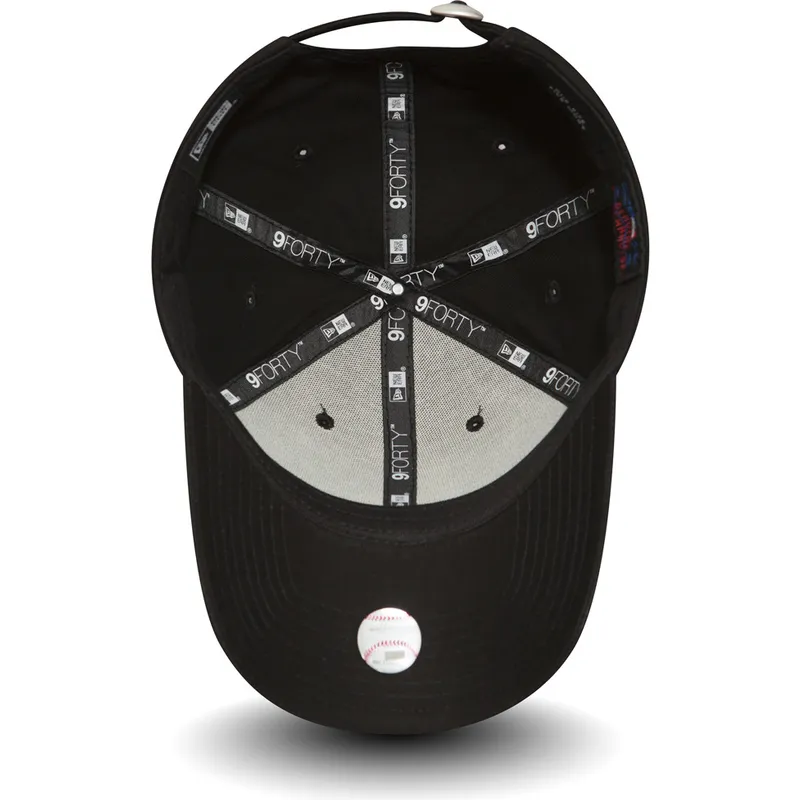 los-angeles-dodgers-mlb-new-era-9forty-essential-svart-justerbar-bojd-keps