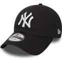 petten-gebogen-marineblauw-verstelbare-band-9forty-essential-van-new-york-yankees-mlb-van-new-era