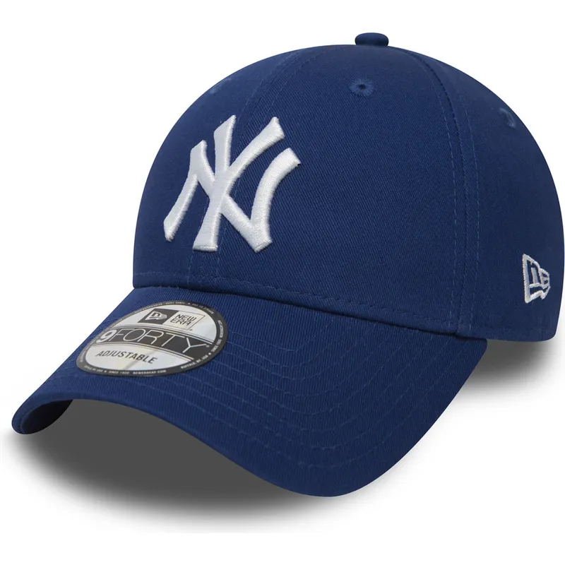 petten-gebogen-blauw-verstelbare-band-9forty-essential-van-new-york-yankees-mlb-van-new-era