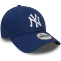 regulowana-niebieska-czapka-z-daszkiem-9forty-essential-new-york-yankees-mlb-od-new-era