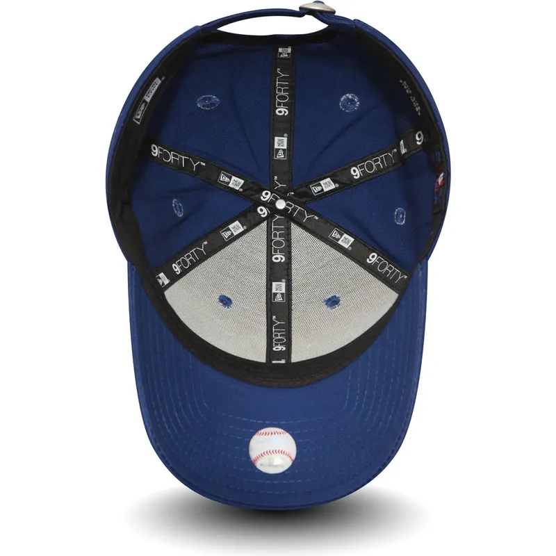 petten-gebogen-blauw-verstelbaar-9forty-essential-van-new-york-yankees-mlb-van-new-era