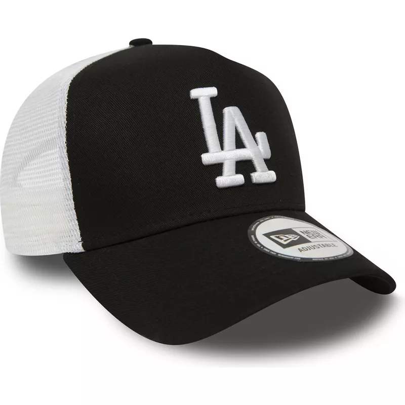 Clean New Era schwarz A MLB Los Frame Angeles Dodgers Cap Trucker