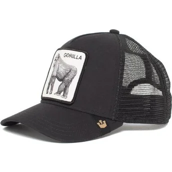 Cappellino trucker nero gorilla King of the Jungle di Goorin Bros.