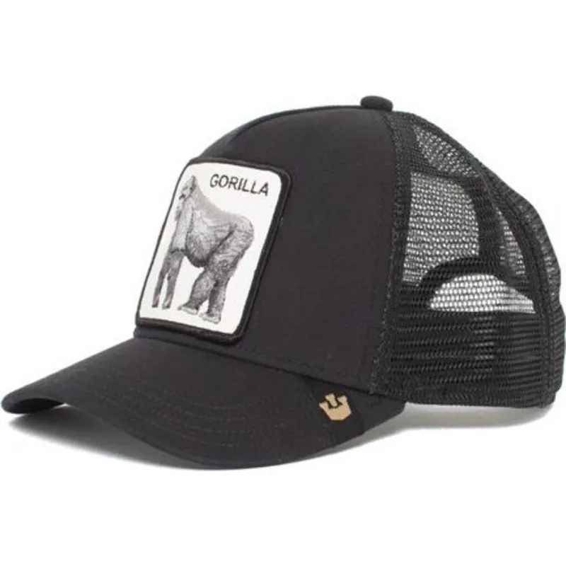 cappellino-trucker-nero-gorilla-king-of-the-jungle-di-goorin-bros