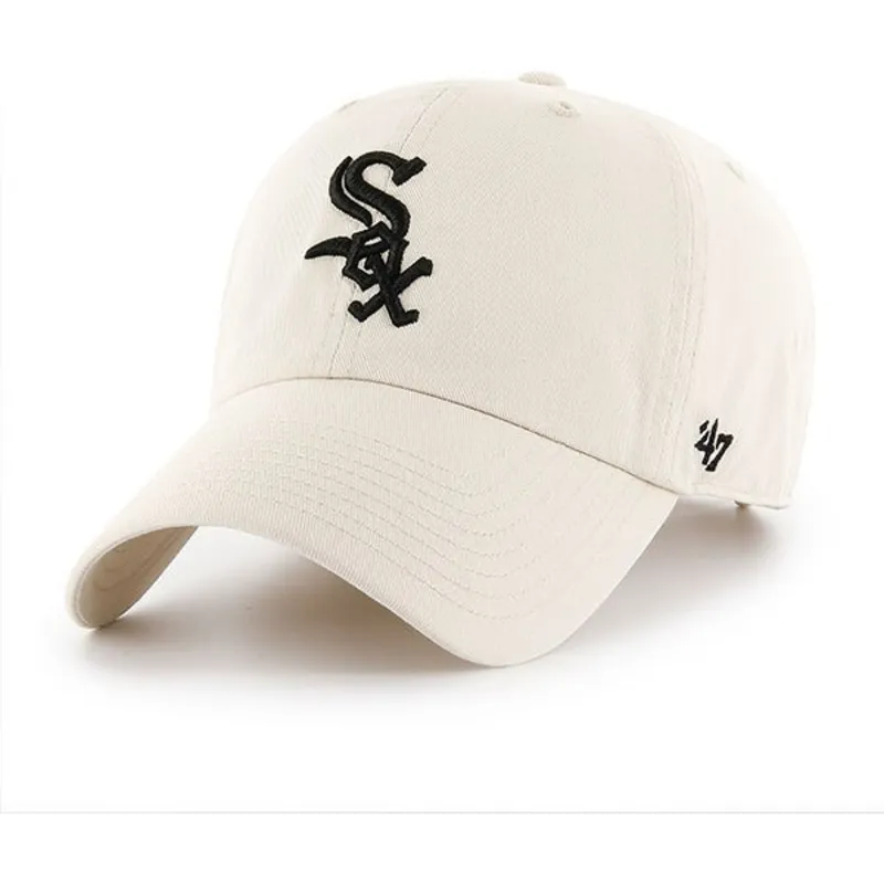 petten-gebogen-creme-verstelbaar-van-chicago-white-sox-mlb-van-47-brand