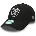 cappellino-visiera-curva-nero-regolabile-9forty-the-league-di-las-vegas-raiders-nfl-di-new-era