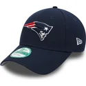 cappellino-visiera-curva-blu-marino-regolabile-9forty-the-league-di-new-england-patriots-nfl-di-new-era