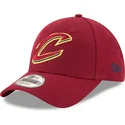 petten-gebogen-rood-verstelbaar-9forty-the-league-van-cleveland-cavaliers-nba-van-new-era