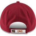 petten-gebogen-rood-verstelbaar-9forty-the-league-van-cleveland-cavaliers-nba-van-new-era