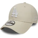 petten-gebogen-wit-verstelbaar-roto-9forty-essential-van-los-angeles-dodgers-mlb-van-new-era