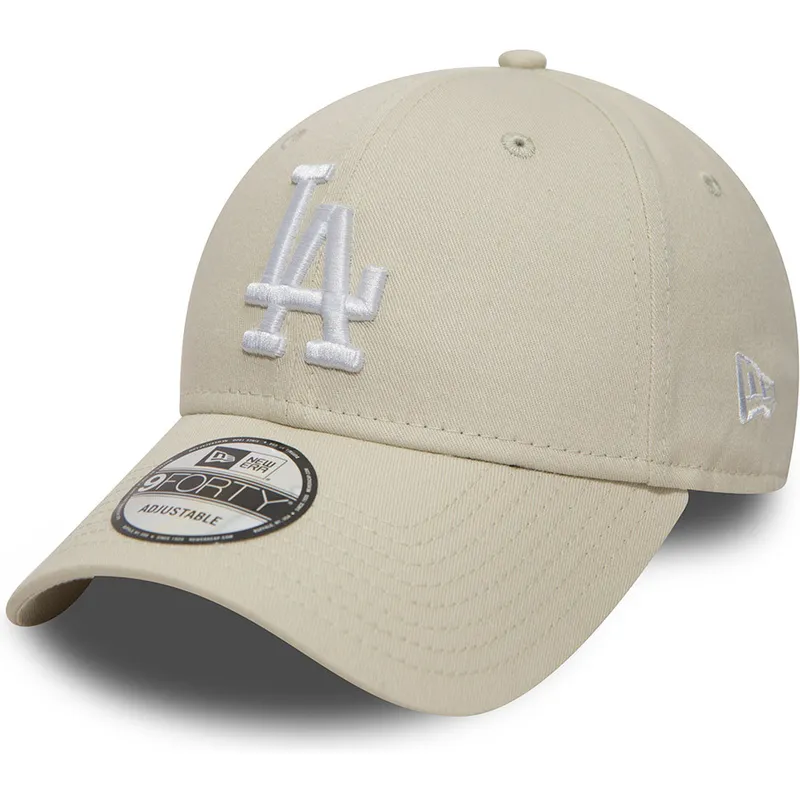 petten-gebogen-wit-verstelbaar-roto-9forty-essential-van-los-angeles-dodgers-mlb-van-new-era