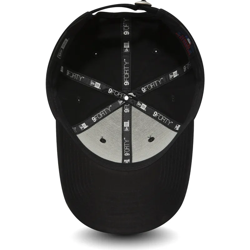 petten-gebogen-zwart-verstelbaar-9forty-essential-van-los-angeles-dodgers-mlb-van-new-era