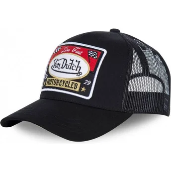 Petten gebogen zwart verstelbare band van Von Dutch