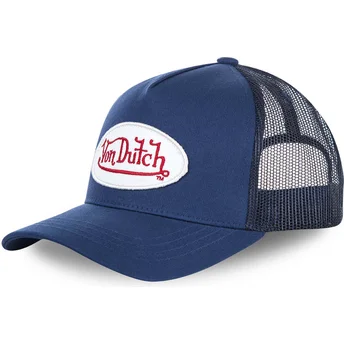 casquette-courbee-bleue-ajustable-bmmari-von-dutch