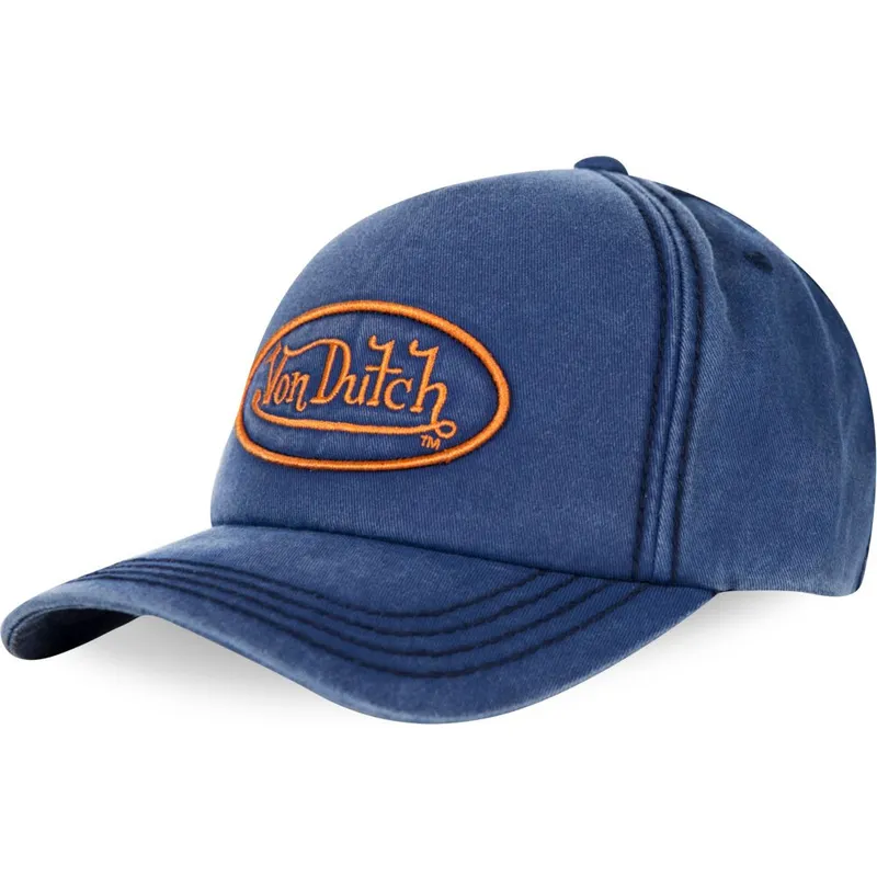 petten-gebogen-blauw-verstelbaar-bob06-van-von-dutch