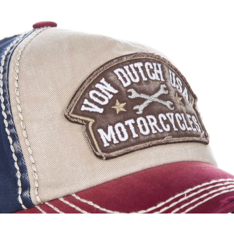 von-dutch-curved-brim-dylan02-white-blue-and-red-adjustable-cap