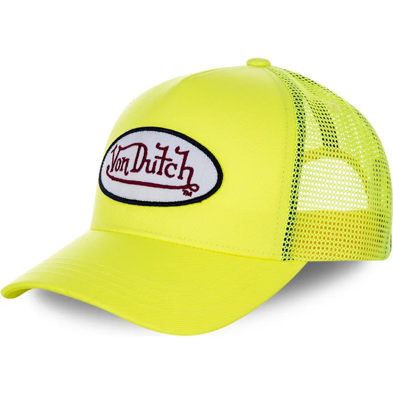 petten-gebogen-geel-snapback-van-von-dutch
